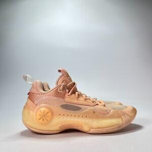 Li-Ning Way of Wade 10 Sweet Orange Low Top Basketball Sneakers Youth Size 6.5
